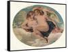 'Cupid and Psyche', 19th century-William Etty-Framed Stretched Canvas