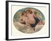 'Cupid and Psyche', 19th century-William Etty-Framed Giclee Print