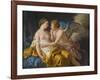 Cupid and Psyche, before 1805-Louis-Jean-François Lagrenée-Framed Giclee Print