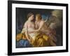 Cupid and Psyche, before 1805-Louis-Jean-François Lagrenée-Framed Giclee Print