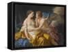 Cupid and Psyche, before 1805-Louis-Jean-François Lagrenée-Framed Stretched Canvas