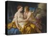 Cupid and Psyche, before 1805-Louis-Jean-François Lagrenée-Stretched Canvas