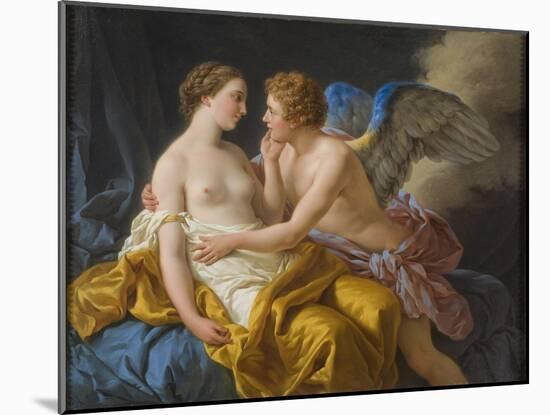 Cupid and Psyche, before 1805-Louis-Jean-François Lagrenée-Mounted Giclee Print