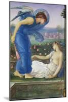 Cupid and Psyche, C.1865 (W/C, Bodycolour and Pastel on Paper Mounted on Linen)-Edward Burne-Jones-Mounted Giclee Print