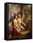 Cupid and Psyche, Kneeling-Eugenio Guglielmi-Framed Stretched Canvas