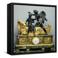 Cupid and Psyche Mantlepiece Clock, 1799-Pierre Philippe Thomire-Framed Stretched Canvas