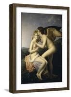 Cupid and Psyche-Francois Gerard-Framed Giclee Print