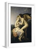 Cupid and Psyche-Francois Gerard-Framed Giclee Print