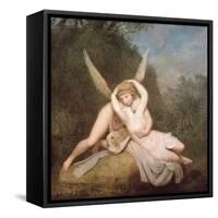 Cupid and Psyche-Antonio Canova-Framed Stretched Canvas