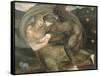 Cupid and Psyche-Edward Burne-Jones-Framed Stretched Canvas