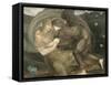 Cupid and Psyche-Edward Burne-Jones-Framed Stretched Canvas