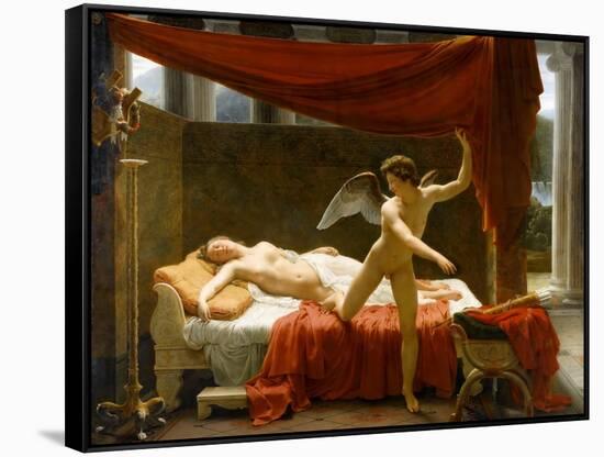 Cupid and Psyche-François-Édouard Picot-Framed Stretched Canvas