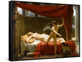 Cupid and Psyche-François-Édouard Picot-Framed Stretched Canvas