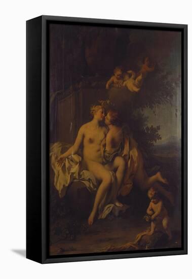 Cupid and Psyche-Jacopo Amigoni-Framed Stretched Canvas