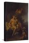 Cupid and Psyche-Jacopo Amigoni-Stretched Canvas