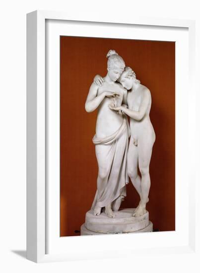 Cupid and Psyche-Antonio Canova-Framed Giclee Print