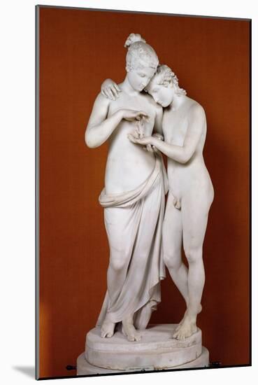 Cupid and Psyche-Antonio Canova-Mounted Giclee Print