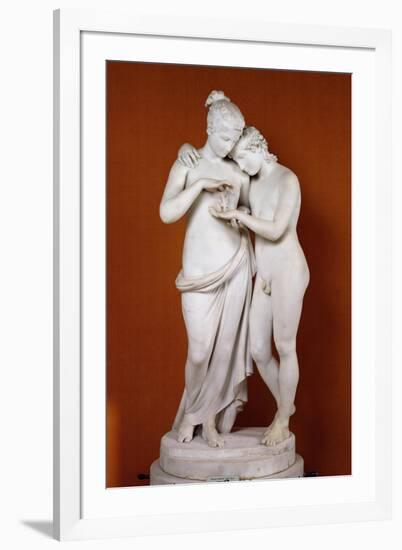 Cupid and Psyche-Antonio Canova-Framed Giclee Print