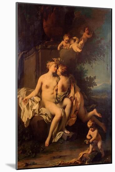 Cupid and Psyche-Jacopo Amigoni-Mounted Giclee Print