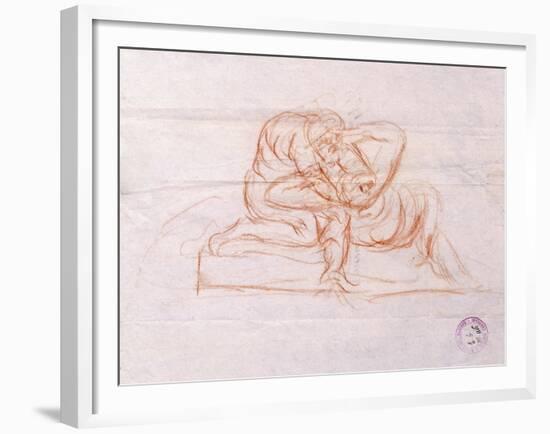 Cupid and Psyche-Antonio Canova-Framed Giclee Print