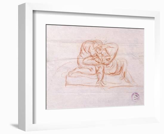 Cupid and Psyche-Antonio Canova-Framed Giclee Print