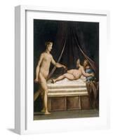 Cupid and Psyche-Bernardo Castello-Framed Giclee Print