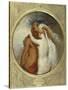 Cupid and Psyche-William Etty-Stretched Canvas