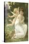 Cupid and Venus-Guillaume Seignac-Stretched Canvas