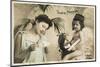 Cupid as Postman Delivers a 'tender Message' to a Young Lady-null-Mounted Photographic Print