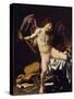 Cupid as Victor, Ca 1601-Caravaggio-Stretched Canvas