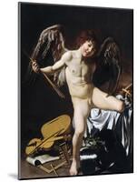 Cupid as Victor-Caravaggio-Mounted Giclee Print