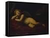 Cupid Asleep-Guido Reni-Framed Stretched Canvas