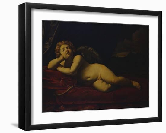 Cupid Asleep-Guido Reni-Framed Giclee Print