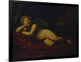 Cupid Asleep-Guido Reni-Framed Giclee Print