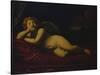 Cupid Asleep-Guido Reni-Stretched Canvas