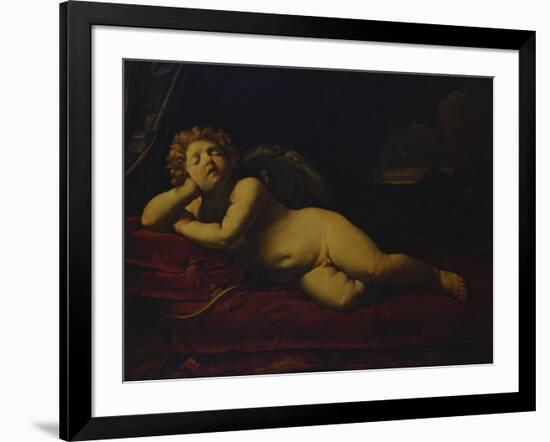 Cupid Asleep-Guido Reni-Framed Giclee Print