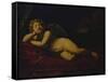 Cupid Asleep-Guido Reni-Framed Stretched Canvas