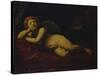 Cupid Asleep-Guido Reni-Stretched Canvas