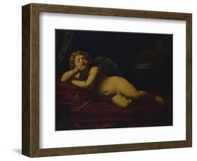 Cupid Asleep-Guido Reni-Framed Giclee Print