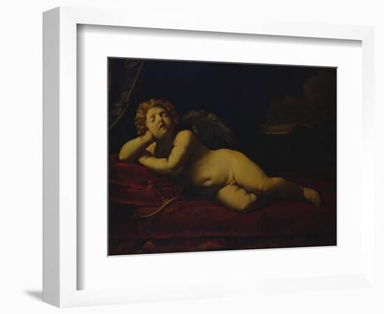 Cupid Asleep-Guido Reni-Framed Giclee Print