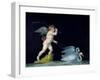 Cupid Being Led by a Pair of Swans-Michelangelo Maestri-Framed Giclee Print