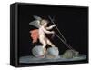 Cupid Being Led by Tortoises-Michelangelo Maestri-Framed Stretched Canvas