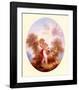 Cupid Between Roses-Jean-Honoré Fragonard-Framed Art Print