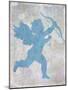 Cupid Blue-Cora Niele-Mounted Giclee Print