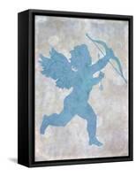 Cupid Blue-Cora Niele-Framed Stretched Canvas