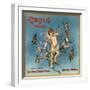 Cupid Brand - Fillmore, California - Citrus Crate Label-Lantern Press-Framed Art Print