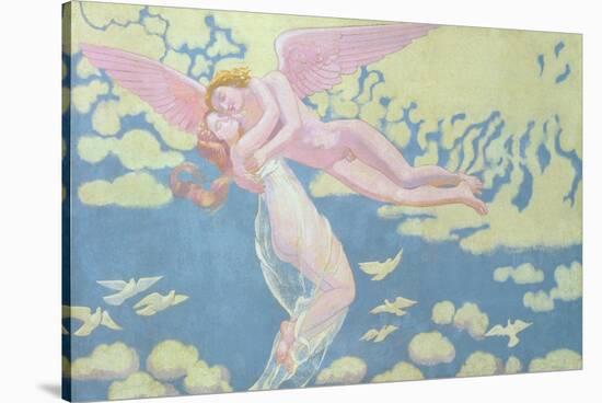 Cupid Carries Psyche to the Heavens, 1909-Maurice Denis-Stretched Canvas