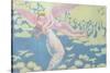 Cupid Carries Psyche to the Heavens, 1909-Maurice Denis-Stretched Canvas