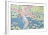 Cupid Carries Psyche to the Heavens, 1909-Maurice Denis-Framed Giclee Print