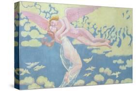 Cupid Carries Psyche to the Heavens, 1909-Maurice Denis-Stretched Canvas